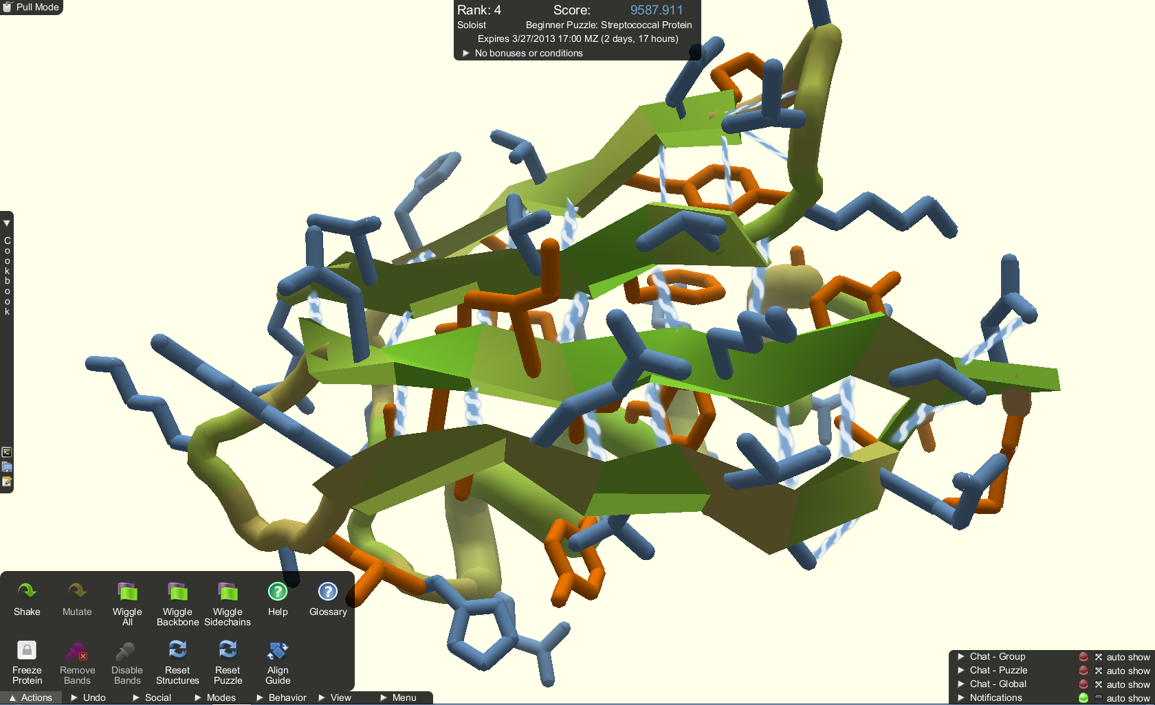 The Science Behind Foldit Foldit